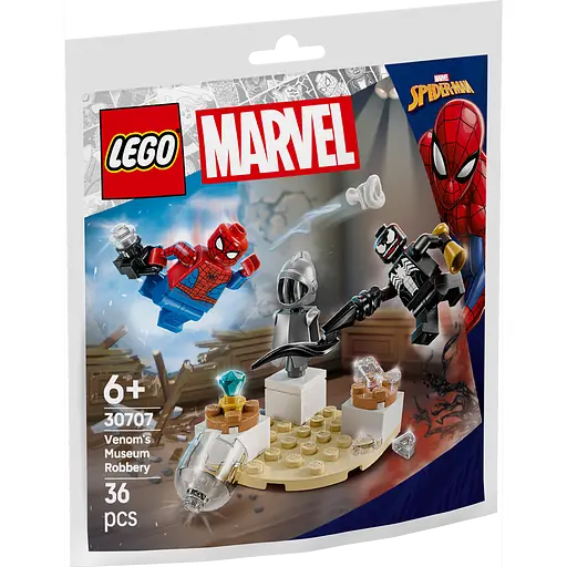 Конструктор LEGO Super Heroes Marvel Ограбление музея Веномом 36 деталей (30707) - фото 3