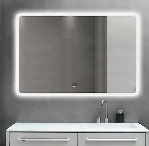Дзеркало Dusel DE-M3011 75x100 см Сенсорне включення + підігрів, Білий - фото 4