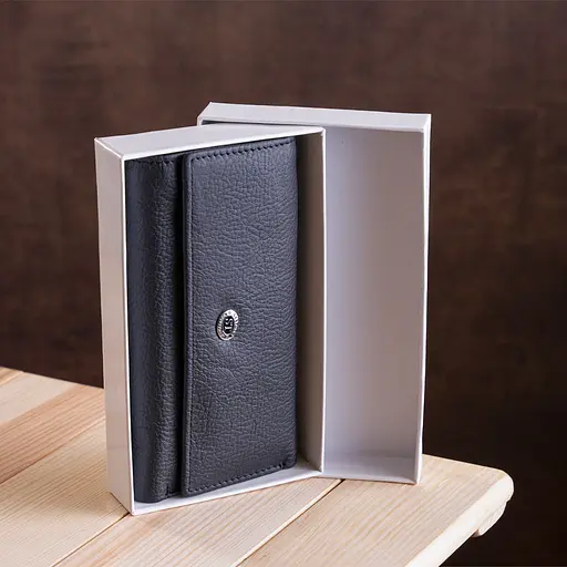 Чоловічий шкіряний гаманець ST Leather 7х15 см acs0015219 - фото 7