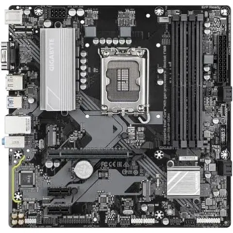 Материнська плата Gigabyte LGA1700, B760M D3HP DDR4, B760, 4xDDR4, Int.Video(CPU), 4xSATA3, 2xM.2, 1xPCI-E 4.0 x16, 2xPCI-E 3.0 x1, Realtek 7.1, Realtek GbE, 6xUSB3.2/6xUSB2.0, VGA/HDMI/DP, MicroATX