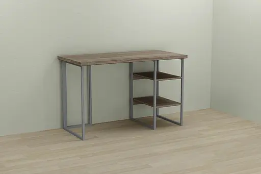 Комп'ютерний стіл Ferrum-decor Кевін 75x100x60 сірий ДСП Дуб Сонома Труфель 32мм (FRD-101717)