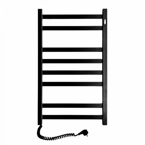 Рушникосушка електрична Авангард 480х800, ліва, чорний муар - фото 1