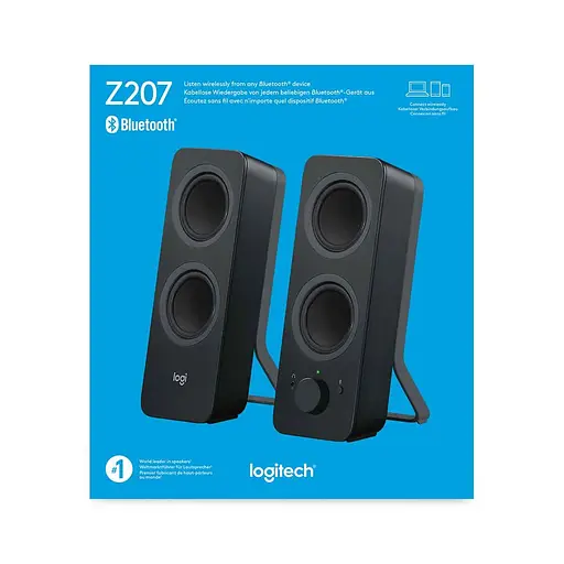 Акустическая система Logitech 2.0 Z207 Black (980-001295) - фото 6