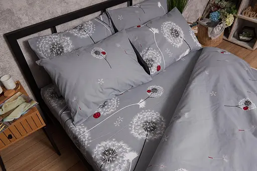 Комплект постельного белья Moon&Star Бязь Gold Люкс Ladybug King Size 220x240 наволочки 2х40х60 - фото 6