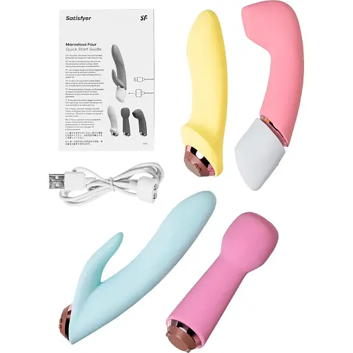 Подарочный набор секс-игрушек Satisfyer Marvelous Four SO6733 (95347) - фото 19