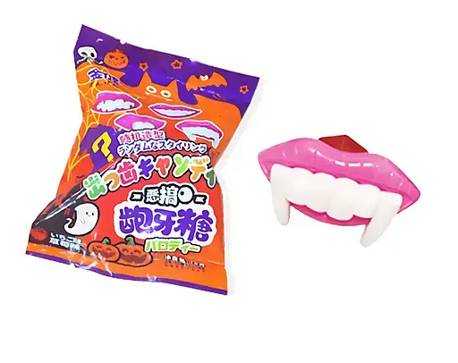 Цукерки-льодяники Halloween з полуничним смаком 100 г - фото 2