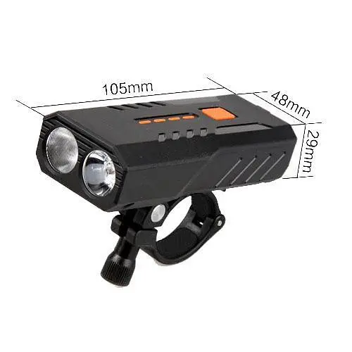 Велосипедный фонарь + Power Bank BC25Pro-2XPE + microUSB + 3 режима - фото 5