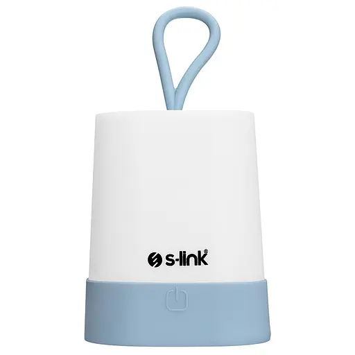 Ліхтар акумуляторний S-link SL-F141 1W Led 1200mAh Rechargeable Touch On/Off Блакитний - фото 2