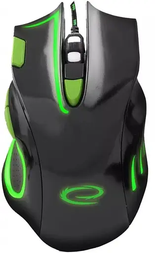 Мышь Esperanza MX401 Hawk USB Black-Green (EGM401KG) - фото 1