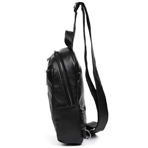 Рюкзак слинг кожаный с карманами TARWA 29х17х8 см sum0028241 - фото 3