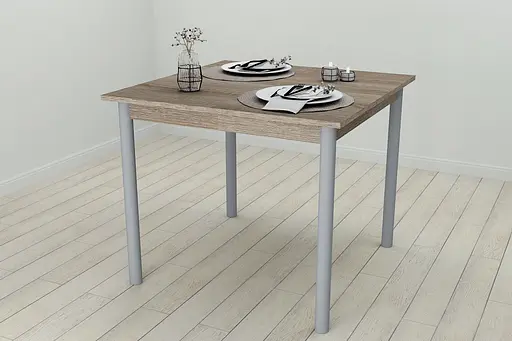 Стіл кухонний Ferrum-decor Агата 75x80x80 Сірий ДСП Сонома Трюфель 16мм (FRD-106253) - фото 4