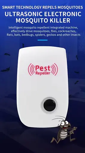 Ультразвуковий репелент для щурів, мишей, тарганів, шкідників, гризунів - фото 18