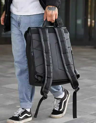 Чоловічий рюкзак Sambag Loft Zard чорний 46 х 28 х 13 см (22651001m) - фото 3