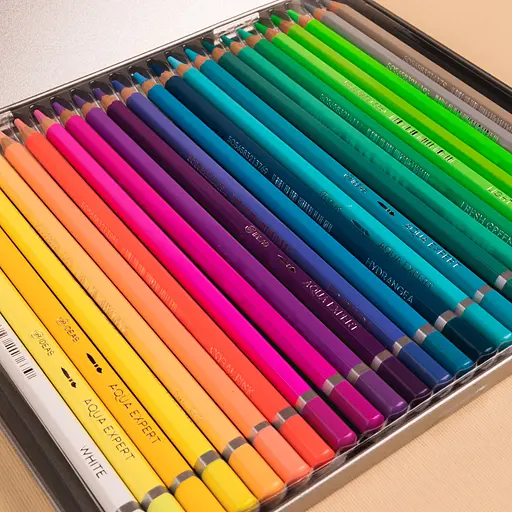 Набір олівців акварельних 99IDEAS "Aqua Expert" 24 кольори, Pastel Set, металева коробка, 99AE-24PAST - фото 5