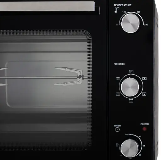 Електрична духовка Adler AD 6028 60 л 2000 Вт гриль конвекція 5 режимів таймер аксесуари - фото 2