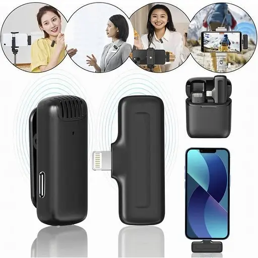 Беспроводной петличный микрофон Ulanzi для iPhone с функцией шумоподавления и высоким качеством звука - фото 4