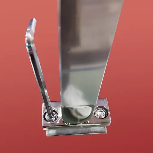 Бічна стінка для кабіни Koer SR SW04-90x200-TR-01 прозоре скло Easy Clean 10 мм, хром KR5390, прозоре, хром - фото 9