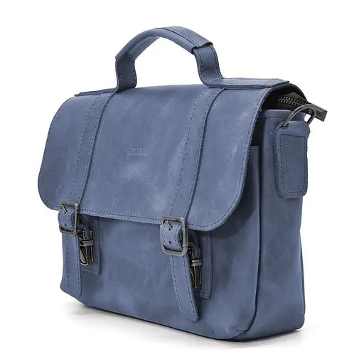 Мужская сумка-портфель на плечо с ручкой TARWA 32х25х7 см sum0028198 - фото 4