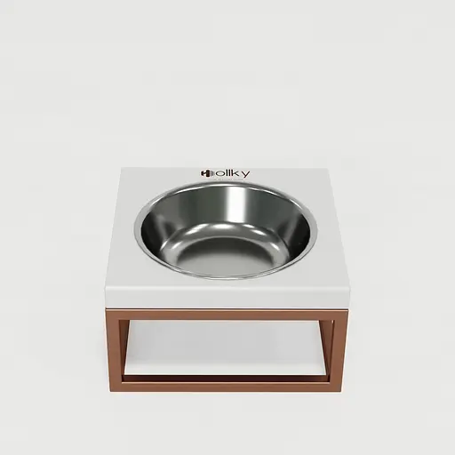 Hollky Base Solo S — миска на підставці для котів і маленьких собак (1 × 0,45 л) - фото 3