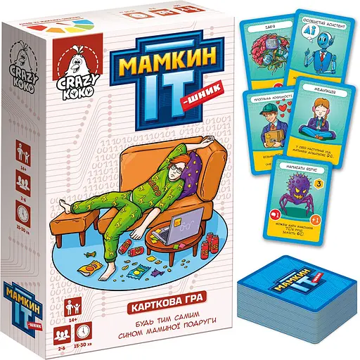 Настольная игра Vladi Toy развлекательная. Мамкин IT-шник (VT5903-05) - фото 2