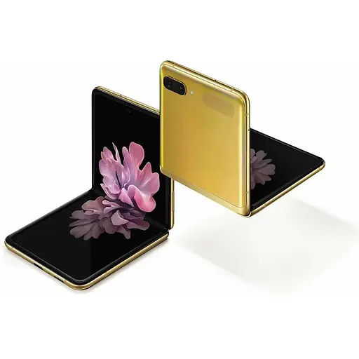 Смартфон Samsung Galaxy Flip 8/256Gb Mirror Gold (SM-F700F/DS) [NFC, 2 SIM] - фото 4