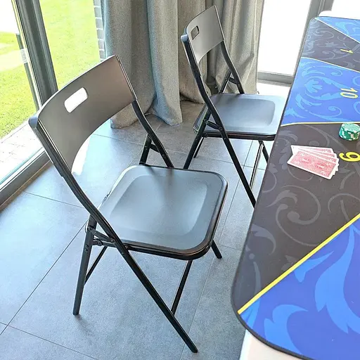 Складной стул 46х42.5х86 см черный SW-00001611 - фото 7