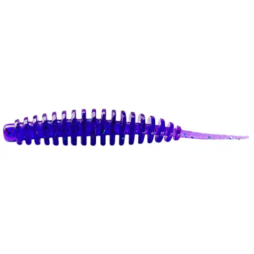 Силикон FishUP Tanta 1" #060 Dark Violet/Peacock & Silver (12 шт/уп)