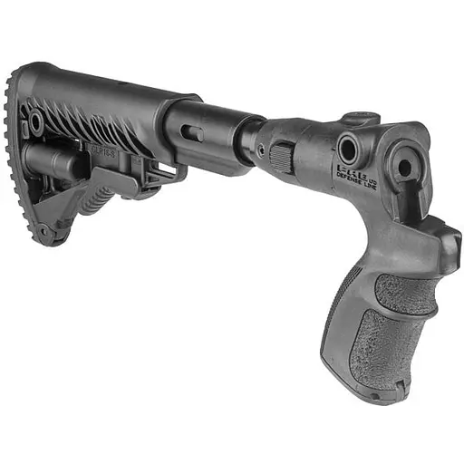 Приклад складной с амортизатором и пистолетной рукояткой Fab Defense для Mossberg 500 черный