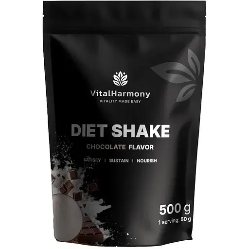 Замінник харчування VitalHarmony Diet Shake, 500 грам - Шоколад