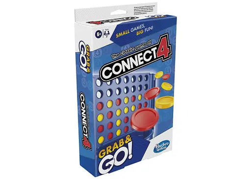Настольная игра Hasbro Собери 4-ку (Четыре в ряд). Дорожная версия (Connect 4 Travel) (F8253)