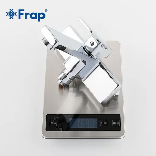 F3246 (H46) Змішувач для ванни однорич. корот. литий латунь букс.перемикач Ø35 Frap 1/10 Хром - фото 5