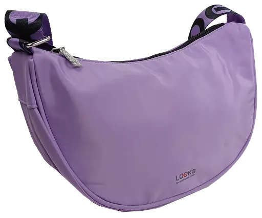 Женская наплечная сумка Looks Hip Bag by Wolfgang Joop лиловая sum0028695 - фото 4