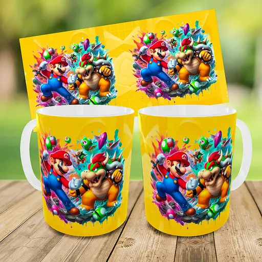 Набор детский Супер Марио рюкзак рюкзак 36х27см сумка-бананка, кружка с принтом для мальчика (01562) - фото 9