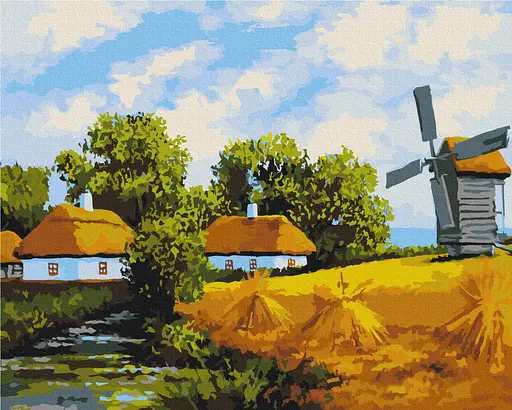 Картина за номерами на підрамнику Brushme Житній день