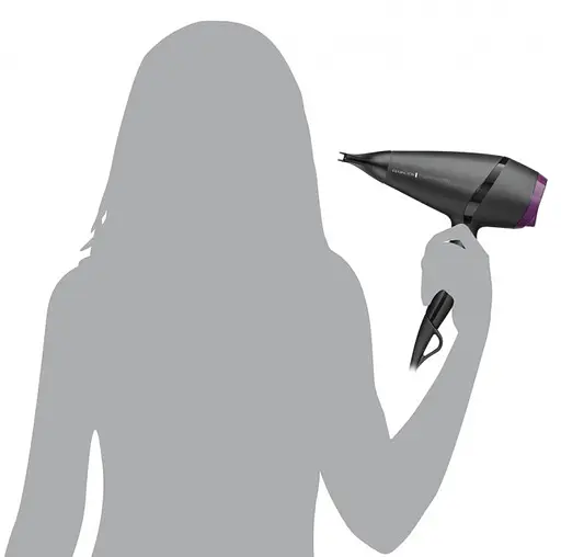 Фен Remington Supercare PRO 2100 AC motor, 2100Вт, 3 режими, іоніз-я, хол. обдув, чорний - фото 7