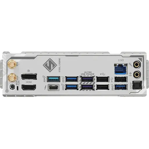 Материнская плата AsRock B860 Steel Legend WiFi (1851/B860, 4xDDR5, 2xPCIex16, HDMI/DP/TB4, 4xSATA, 4xM.2, 2.5Glan, 7) - фото 4