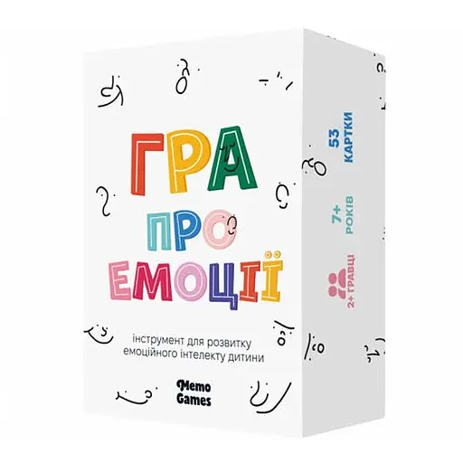 Настільна гра Memo Games Гра про Емоції (укр.) (m-0033) - фото 1