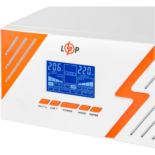 Источник бесперебойного питания (ИБП) LogicPower LPM-PSW-1500VA + АКБ LiFePO4 2560Wh Smart BT (36817) [125159] - фото 7