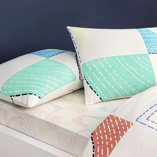 Постельное белье Luvina Turqoise Ранфорс / простыня на резинке Tac pbe0051207 - фото 3