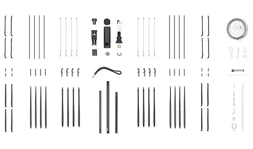 Парасолька Xiaomi Runmi 90 Points 66 см висота (5052BK) - фото 6