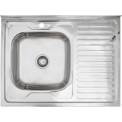 Кухонная мойка Kroner KRP Polierte - 6080L (0,6 мм) (CV022817) - фото 1