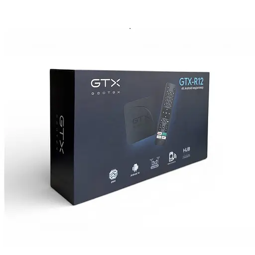 Смарт ТВ Android медиаплеер 4К Geotex GTX-R12 4/32GB - фото 3