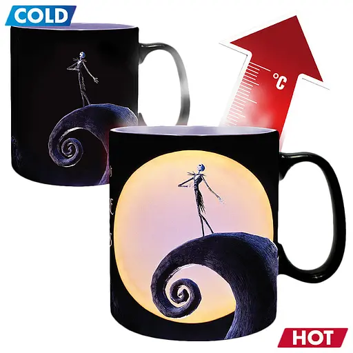 Чашка хамелеон Nightmare Before Christmas Jack and Moon 460 мл - фото 3