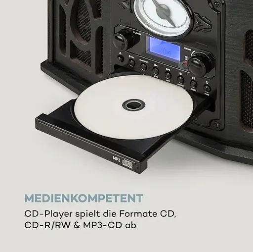 Вініловий програвач/стереосистема Auna NR-620 DAB (10033712) - фото 9