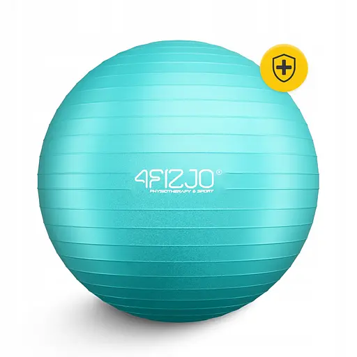 М'яч для фітнесу (фітбол) 4FIZJO 65 см Anti-Burst Mint (P-5905973404761) - фото 8