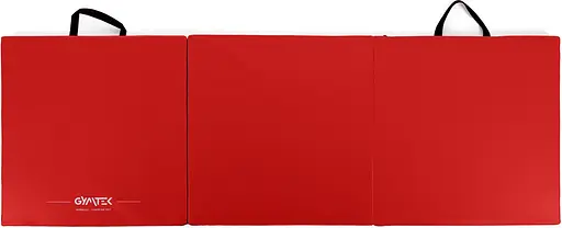 Мат гімнастичний Gymtek твердий 5 см червоний - фото 2