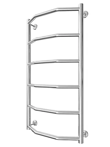 Водяна рушникосушка Mario Inox Трапеція 770x430/400 1.8.044618.P, Хром, нижнее - фото 1