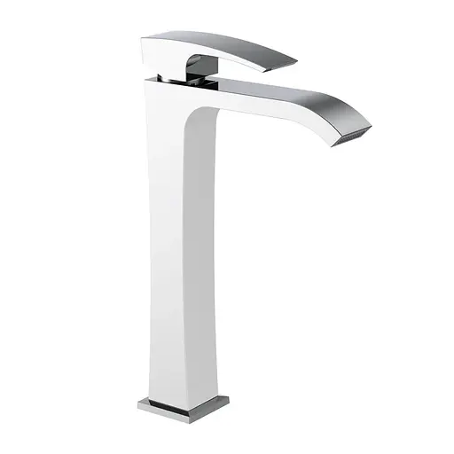 Змішувач для умивальника Koer KB-13007-04 високий KR5153 Білий матовий - фото 1