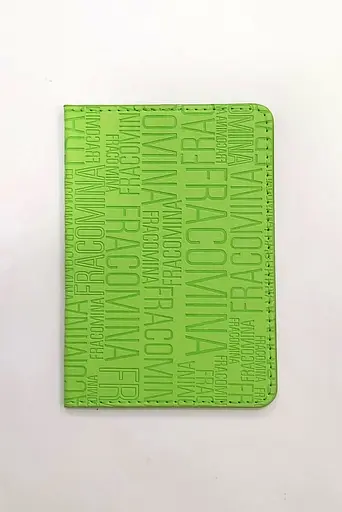 Обложка на паспорт-книжку "Буквы" PDV-06 Color-it (6973795230508) Салатовый - фото 1