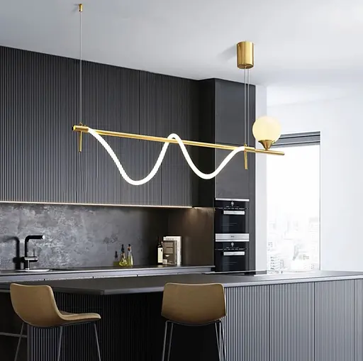 Современная удлиненная люстра Sniki Line.F Длина 120 см - фото 1